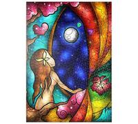 MyPuzzle Tu Me Manques - Vitrail - Mandie Manzano - Premium 500 Pièces Puzzle - Collection spéciale MyPuzzle de Tate & Co Puzzles