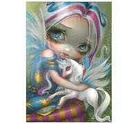 MyPuzzle Twilight Delight Fée avec Licorne - Jasmine Becket-Griffith - Premium 500 Pièces Puzzle - Collection spéciale MyPuzzle de Tate & Co Puzzles
