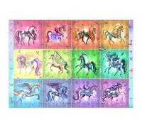 MyPuzzle Une Douzaine De Licornes Arc-en-Ciel - Rose Cat Khan - Premium 500 Pièces Puzzle - Collection spéciale MyPuzzle de Tate & Co Puzzles
