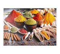 MyPuzzle Une Multitude D'épices Et D'herbes Aromatiques sur La Table De La Cuisine - Premium 1000 Pièces Puzzle - Collection spéciale MyPuzzle de Puzzle Galaxy