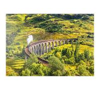 MyPuzzle Viaduc Ferroviaire De Glenfinnan avec Train À Vapeur Jacobite, Écosse - Premium 1000 Pièces Puzzle - Collection spéciale MyPuzzle de Puzzle Galaxy