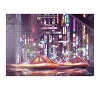 MyPuzzle Vision D'avenir De Tokyo dans Le Style Cyberpunk - Anthony Christou - Premium 1000 Pièces Puzzle - Collection spéciale MyPuzzle de Tate & Co Puzzles