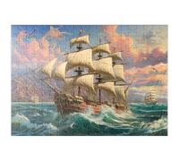 MyPuzzle Voilier À L'aube - Premium 200 Pièces Puzzle - Collection spéciale MyPuzzle de Puzzle Galaxy