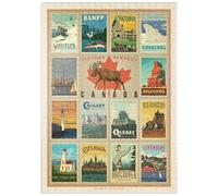MyPuzzle Voyage Au Canada, Collage, Poster Vintage - Premium 500 Pièces Puzzle - Collection spéciale MyPuzzle de Anderson Design Group
