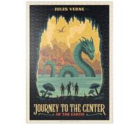 MyPuzzle Voyage Au Centre De La Terre : Jules Vern - Premium 500 Pièces Puzzle - Collection spéciale MyPuzzle de Anderson Design Group
