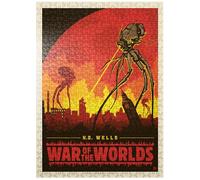 MyPuzzle War of The Worlds : H.G. Wells, Poster vintage - Puzzle de 500 pièces de qualité supérieure pour adultes