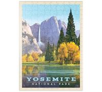 MyPuzzle Yosemite National Park: Golden Vista, Vintage Poster - Premium 200 Pièces Puzzle - Collection spéciale MyPuzzle de Anderson Design Group