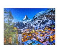 MyPuzzle Zermatt Et Le Cervin, Suisse - Premium 500 Pièces Puzzle - Collection spéciale MyPuzzle de Puzzle Galaxy