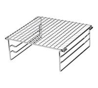 Myqqhbs Grille de cuisson pliante - Mini barbecue d'extérieur en acier inoxydable - Pour pique-nique, randonnée, camping, barbecue