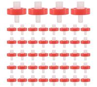 Myqqhbs Lot de 100 filtres de seringue PTFE, filtre de laboratoire de seringue, diamètre de membrane 13 mm, taille des pores de 0,22 μM, HPLC