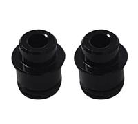 Myqqhbs Lot de 2 adaptateurs de moyeu de vélo 12 mm vers axe traversant M9 à dégagement rapide avant et arrière