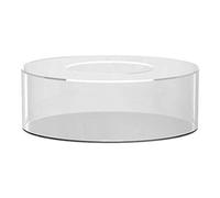 Myqqhbs Présentoir à gâteau en acrylique transparent, boîte à gâteau, remplissable, présentoir pour gâteau rond avec couvercle, boîte maîtresse décorative pour mariage A