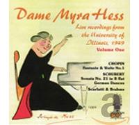 Myra.Hess - Oeuvres pour clavier ( coll. live recordings...University of Illinois Vol.1 )