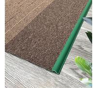 MYRDBT Bande de Seuil de Porte de Sol, Bande de Bordure de Moquette autocollante et antidérapante, découpable, pour seuil de Hauteur inférieure à 6 mm/0,23 po