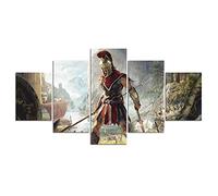 Myrdsio Decoration Murale 5 Parties Imprimé Sur Toile Intissee Affiche De Scène De Rôle De Jeu Image Xxl Motif Moderne Dcoration Avec Cadre