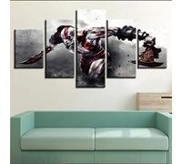 Myrdsio Impression Sur Toile 5 Parties Image Imprimée Sur Toile Art Mural De Dieu De La Guerre Peinture Décoration Murale Avec Cadre Artwork Peinture