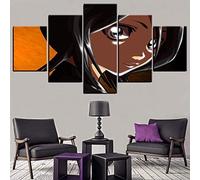 Myrdsio Impression Sur Toile 5 Parties Image Imprimée Sur Toile Bleach Paintings Animation Peinture Décoration Murale 150×80Cm Avec Cadre Artwork Peinture