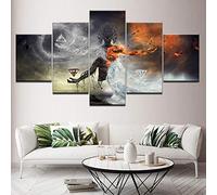 Myrdsio Impression Sur Toile 5 Parties Image Imprimée Sur Toile Fantastique Image Incroyable Peinture Décoration Murale 150×80Cm Avec Cadre Encadrée Prêt À Accrocher Artwork La Peinture