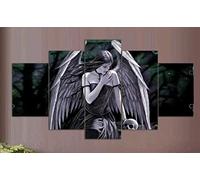 Myrdsio Impressions Sur Toile 5 Panneaux Muraux Guide Spirituel D'Anne Stokes Tableau Decoration Murale Tendu Sur Chassis Encadrée,Toile Salon Tableaux Murale Decoration