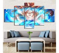 Myrdsio Impressions Sur Toile 5 Panneaux Muraux Personnages D'Anime Tableau Decoration Murale 150×80Cm,Tendu Sur Chassis Encadrée,Moderne Toile Salon Tableaux Murale Decoration