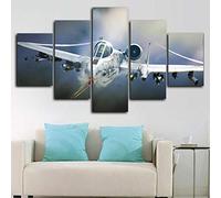 Myrdsio Peinture Murale D'Art L'Image 5 Pièces Impression Sur Toile Intissée A-10 Thunderbolt Ii U。 S。 Air Force Moderne Salon Appartement Domicile Décoration Modulaire Poster Mural Encadré