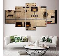 Myrdsio Peinture Murale D'Art L'Image 5 Pièces Impression Sur Toile Intissée Ajouter De La Violence - Nine Inch Nails Moderne Salon Appartement Domicile Décoration Modulaire Poster Mural Encadré