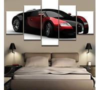 Myrdsio Xxl Tableau Multi Panneau 5 Parties Decoration Murale Grande Super Voiture Imprimé Sur Toile 5 Pièces Hd Peinture Affiche Mur Art Moderne Motif Peinture Cadre