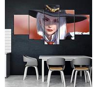 Myrdsio Xxl Tableau Multi Panneau 5 Parties Decoration Murale Personnages De Dessins Animés De Jeu Imprimé Sur Toile 5 Pièces Hd Peinture Affiche Mur Art Moderne Motif Peinture Cadre
