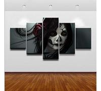 Myrdsio Xxl Tableau Multi Panneau 5 Parties Decoration Murale Scène De Jeu De Personnage De Film Imprimé Sur Toile 5 Pièces Hd Peinture Affiche Mur Art Moderne Motif Peinture Cadre