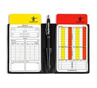 MyReferee Set d'arbitres Mini football avec cartes de notes de jeu FRANÇAIS, stylo à bille, cartes disciplinaires | Kit arbitre
