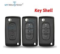 MYREMOTEKEY coque de istance 2/3/4B pour Peugeot 207 307 308 407 607 807 pour citroën C2 C3 C4 C5 C6 3BTN-0536-VA2