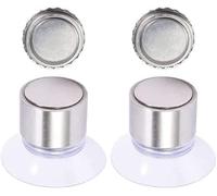 MYRES Lot 3 Porte-Savons Aimantés Magnétiques avec Ventouses | Porte-Savon Douche INOX sans Perçage