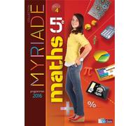 Myriade Mathématiques 5e 2016 Manuel élève Manuel de l'élève grand format, Programme 2016 - Marc Boullis - Bordas - relié - Scolaire / Universitaire