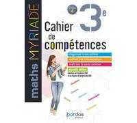 Collectif – Myriade – Cahier de compétences Mathématiques 3e – Édition 2019