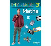 Myriade Maths 3e 2021 Manuel élève - Marc Boullis - Bordas - broché - Scolaire / Universitaire