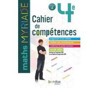 Myriade Maths 4e 2019 Cahier de compétences élève Marc Boullis (Directeur éditorial), Marc Boullis (Auteur), Maxime Cambon (Auteur), Virginie Gallien (Auteur), Elodie Herrmann (Auteur), Stéphane Perco
