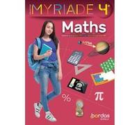 Myriade - Mathématiques 4e - Manuel élève - Edition 2021