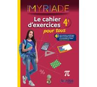 Myriade - Maths 4e - 2024 - Cahier d'exercices pour tous - Marc Boullis - Bordas - broché - Scolaire / Universitaire