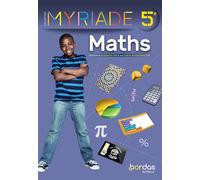 Myriade Maths 5e 2021 - Manuel élève - Marc Boullis - Bordas - broché - Scolaire / Universitaire