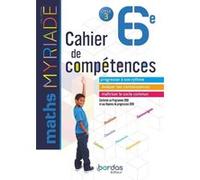 Myriade Maths 6e 2018 Cahier de compétences élève Marc Boullis (Auteur), Marc Boullis (Directeur éditorial), Maxime Cambon (Auteur), Virginie Gallien (Auteur), Elodie Herrmann (Auteur), Stéphane Perco
