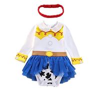 MYRISAM Costume de Carnaval pour Filles de Bébé Anniversaire de Princesse Tutu Robe Romper Bodysuit w/Bandeau Tenue de Noël Halloween