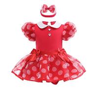 MYRISAM Costume de Carnaval pour Filles de Bébé Anniversaire de Princesse Tutu Robe Romper Bodysuit w/Bandeau Tenue de Noël Halloween