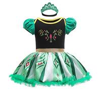 MYRISAM Costume de Carnaval pour Filles de Bébé Blanche-Neige Sirène Belle Sofia Anniversaire de Princesse Tutu Robe Romper Bodysuit w/Bandeau Tenue de Noël Halloween 12-18 mois