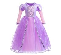MYRISAM Robe de Sofia de Carnaval Déguisements Filles Princesse Costume de Raiponce Enfants Conte de Fée Halloween Cosplay Noël Robe de Soirée Cérémonie Anniversaire Photographie 3-4 ans