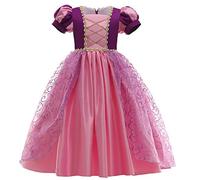 MYRISAM Robe de Sofia de Carnaval Déguisements Filles Princesse Costume de Raiponce Enfants Conte de Fée Halloween Cosplay Noël Robe de Soirée Cérémonie Anniversaire Photographie 4-5 ans
