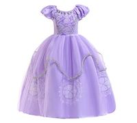 MYRISAM Robe de Sofia de Carnaval Déguisements Filles Princesse Costume de Raiponce Enfants Conte de Fée Halloween Cosplay Noël Robe de Soirée Cérémonie Anniversaire Photographie 4-5 ans