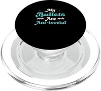 Myrmecologists My Bullets are Anti-Social Funny Bullet Ants PopSockets PopGrip pour MagSafe