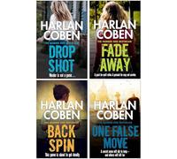 Myron Bolitar Series by Harlan Coben 4 Books Collection Set (Drop Shot, Fade Away, Back Spin & One False Move)