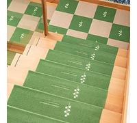 MyrRhe Glow in The Dark Lot de 5 tapis pour escaliers auto-adhésifs - Protection antidérapante pour intérieur et extérieur pour enfants, personnes âgées et chiens - Couleur : Cherry1