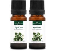 MYRTE VERT (Myrtus communis) BIO - 10mL - Huile Essentielle de Qualité Premium - 100% Pure, Naturelle, garantie ChromaCert® - Chémotypée & Intégrale (Lot de 2)